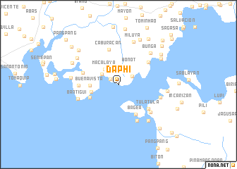 map of Daphi