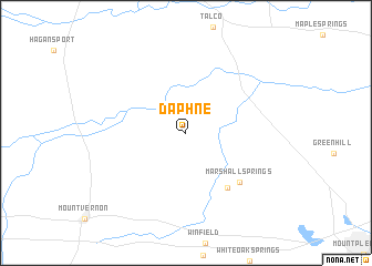 map of Daphne