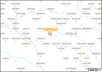 map of Ða Phúc