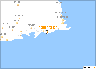 map of Dapinglan