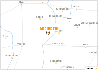 map of Dapingtai