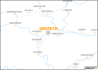 map of Dapingtai