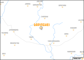 map of Dapingwei