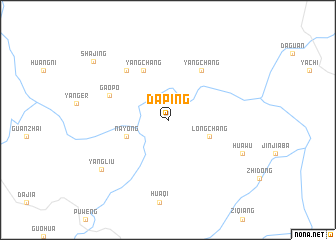 map of Daping