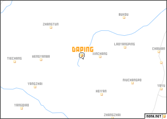 map of Daping