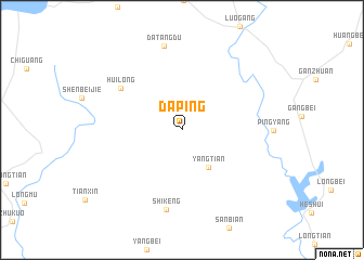 map of Daping