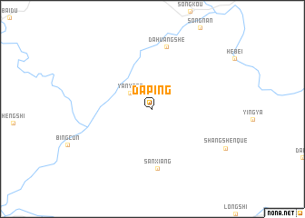 map of Daping