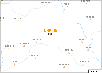 map of Daping