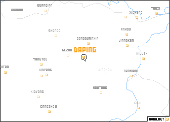 map of Daping