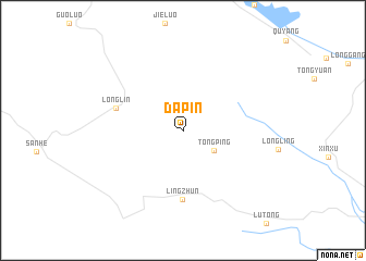 map of Dapin