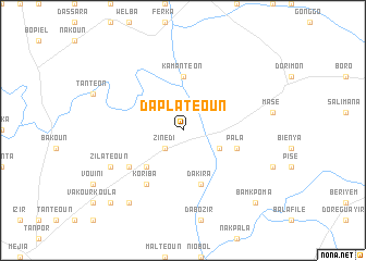 map of Daplatéoun