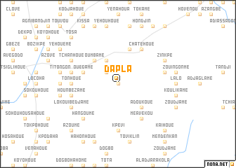 map of Dapla