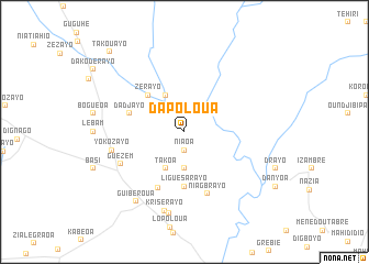 map of Dapoloua