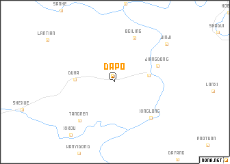 map of Dapo