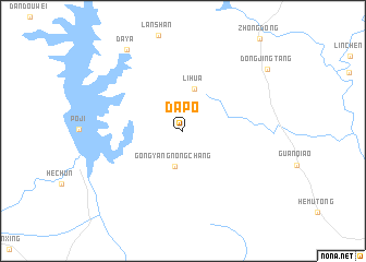 map of Dapo