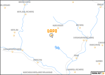 map of Dapo