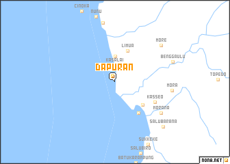 map of Dapuran