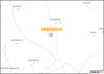 map of Daq-e Qadīr