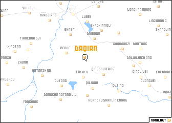 map of Daqian