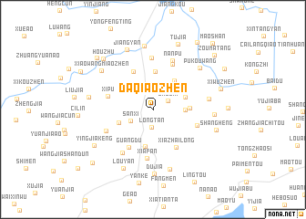 map of Daqiaozhen