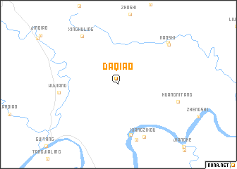map of Daqiao