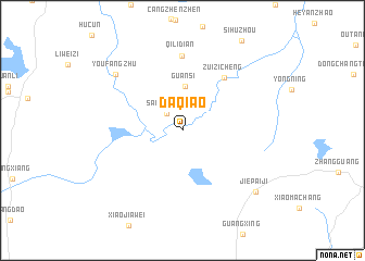 map of Daqiao