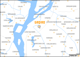 map of Daqiao