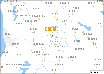 map of Daqiao