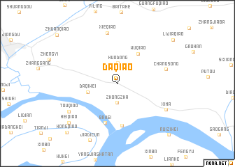 map of Daqiao