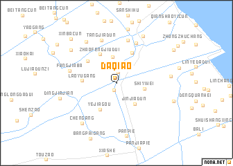 map of Daqiao