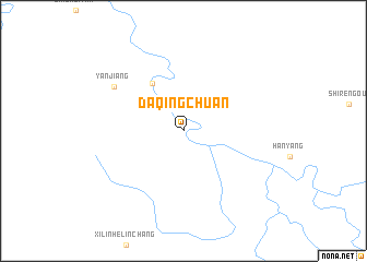 map of Daqingchuan