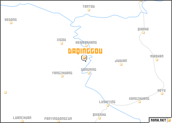 map of Daqinggou