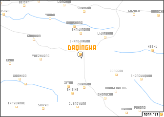 map of Daqingwa