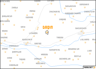 map of Daqin