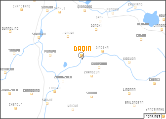 map of Daqin