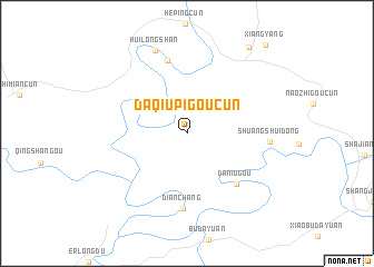 map of Daqiupigoucun