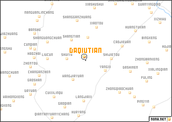map of Daqiutian