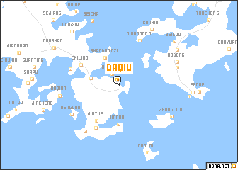 map of Daqiu