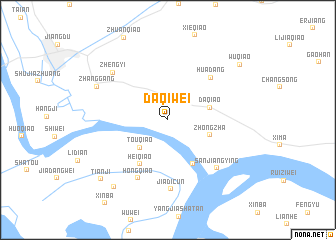 map of Daqiwei