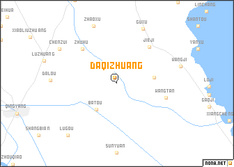 map of Daqizhuang