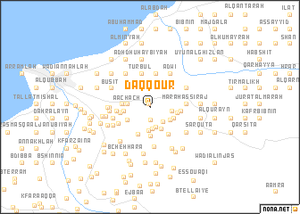 map of Daqqoûr