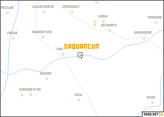 map of Daquancun