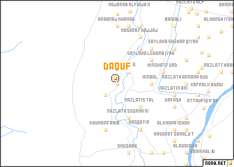 map of Dāqūf