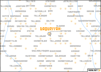 map of Dāqūrīyah