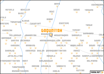 map of Dāqūrīyah