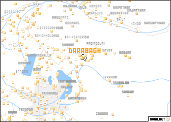 map of Darabāgh