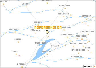 map of Darāban Kalān