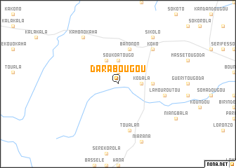 map of Darabougou