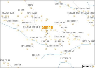 map of Darāb