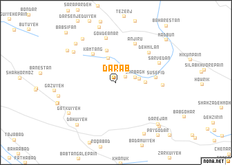 map of Darāb